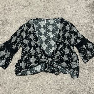 Xhilaration Tie Cardigan